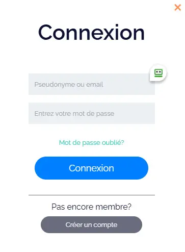 Connexion des membres du ECLIPSE CASINO